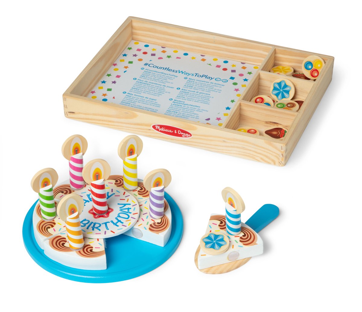 Gâteau d'anniversaire en bois Melissa Doug
