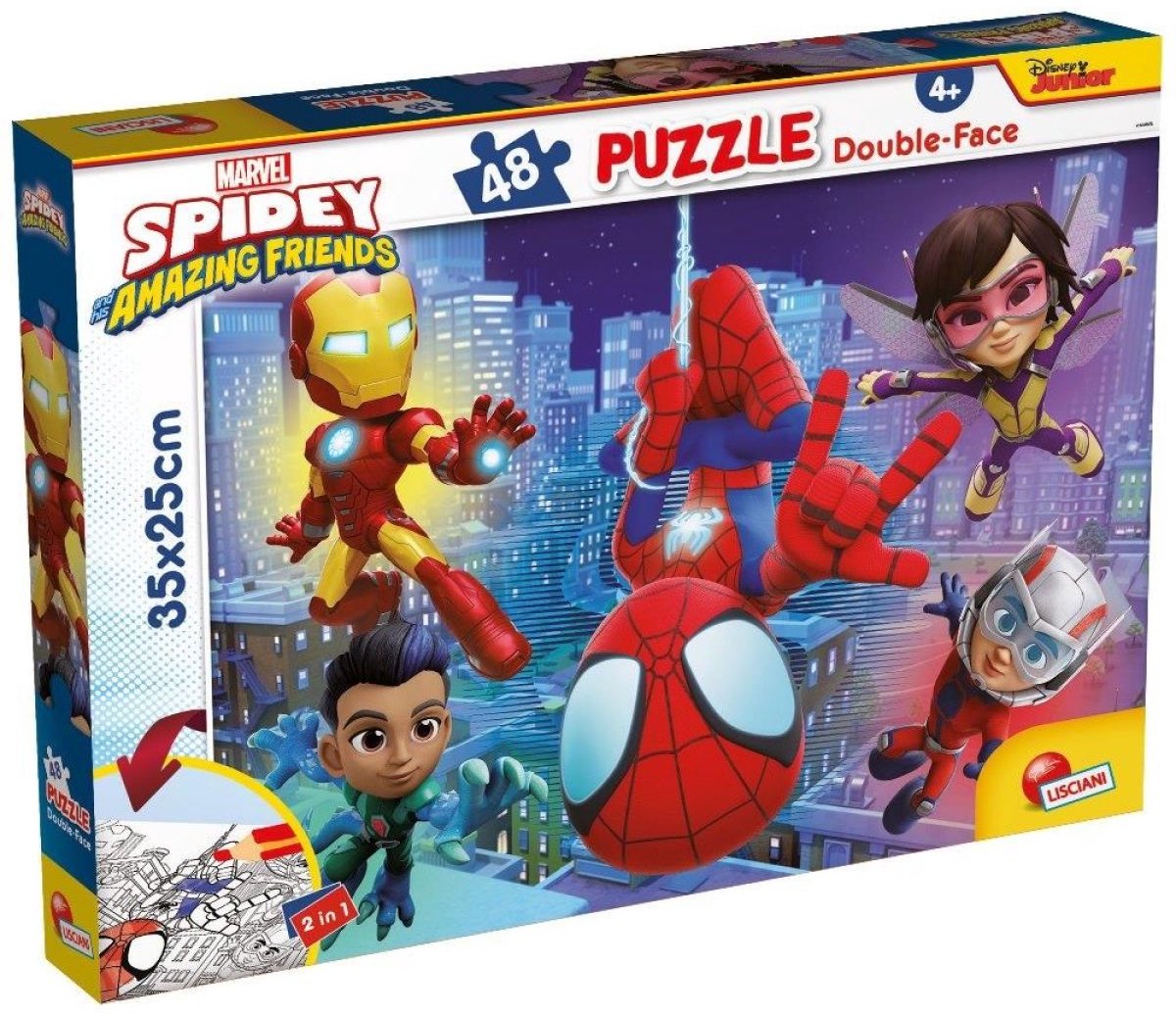 Lisciani merveille puzzle df m-plus 48 spidey