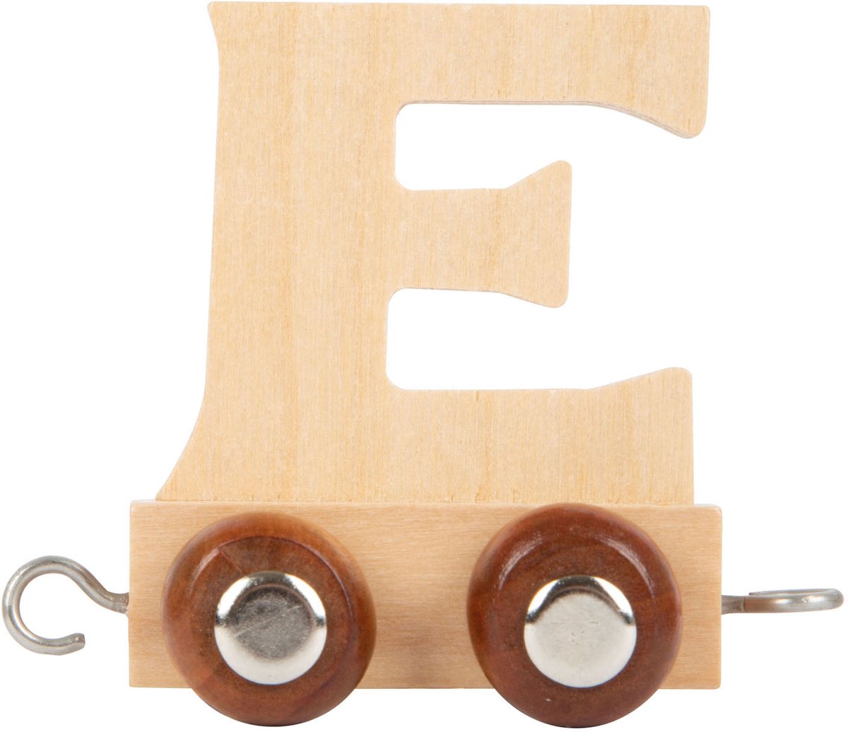 Small foot - train de lettres en bois - e - 12 pièces