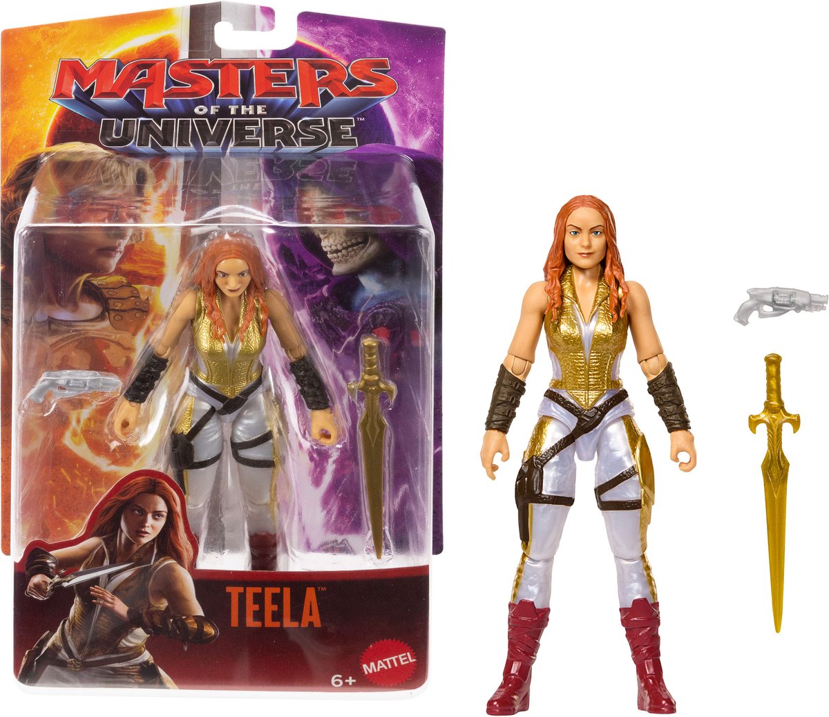 Les Maîtres de l'univers 2026 teela - figurine avec épée