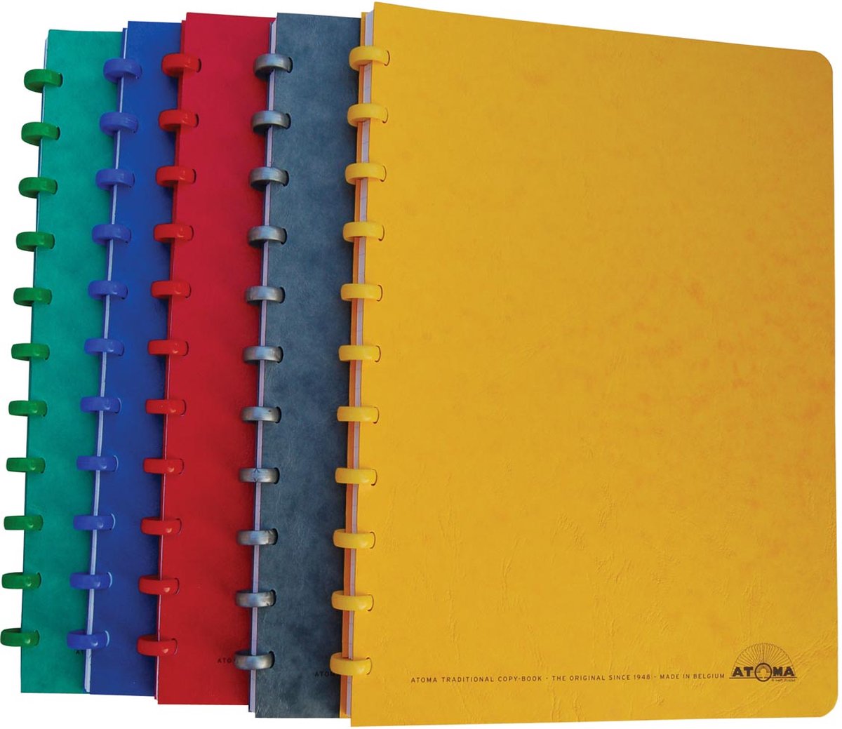 Carnet motif Atoma format 165 x 21 cm 144 pages commercial à carreaux