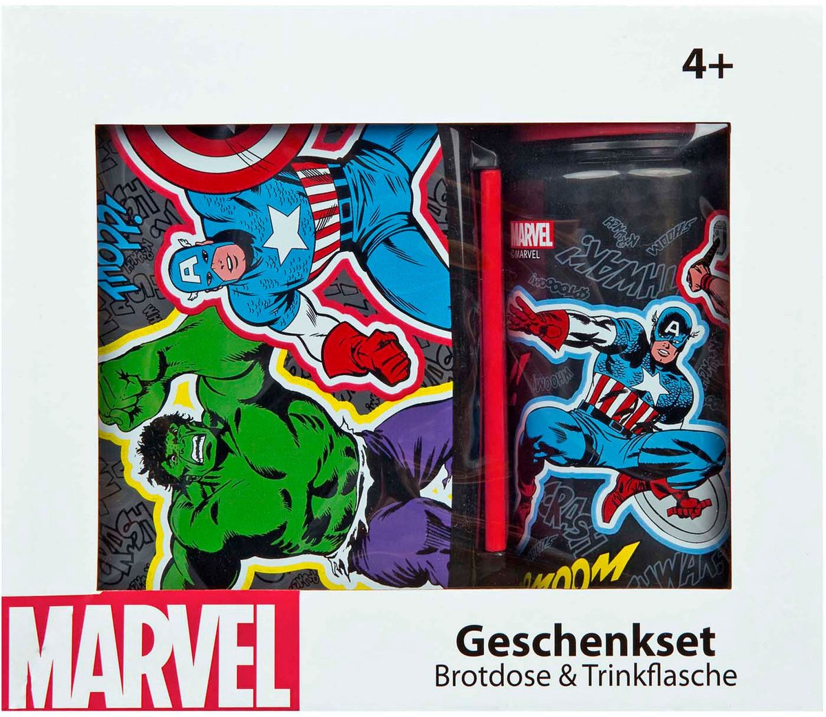 Ensemble boîte à lunch et gobelet Undercover Marvel Avengers