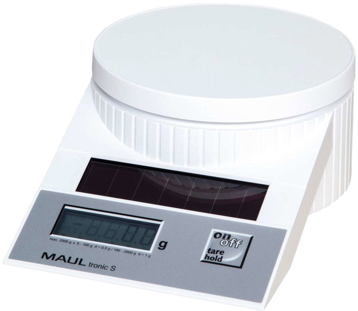 Balance à lettres Maul tronic s 2 kg solaire blanc