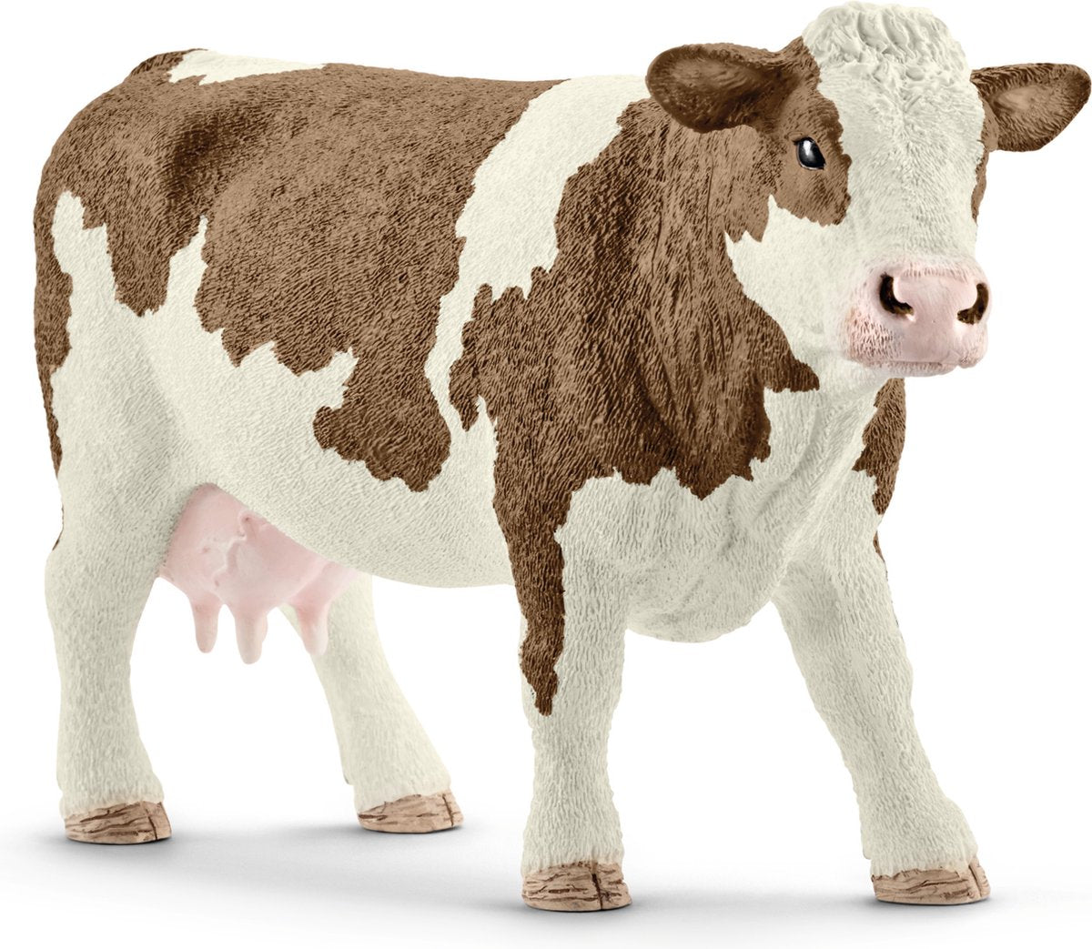 Schleich Farm World - Bovins tachetés - Vache - Figurine - Jouet pour enfants pour garçons et filles - 3 à 8 ans - 13801