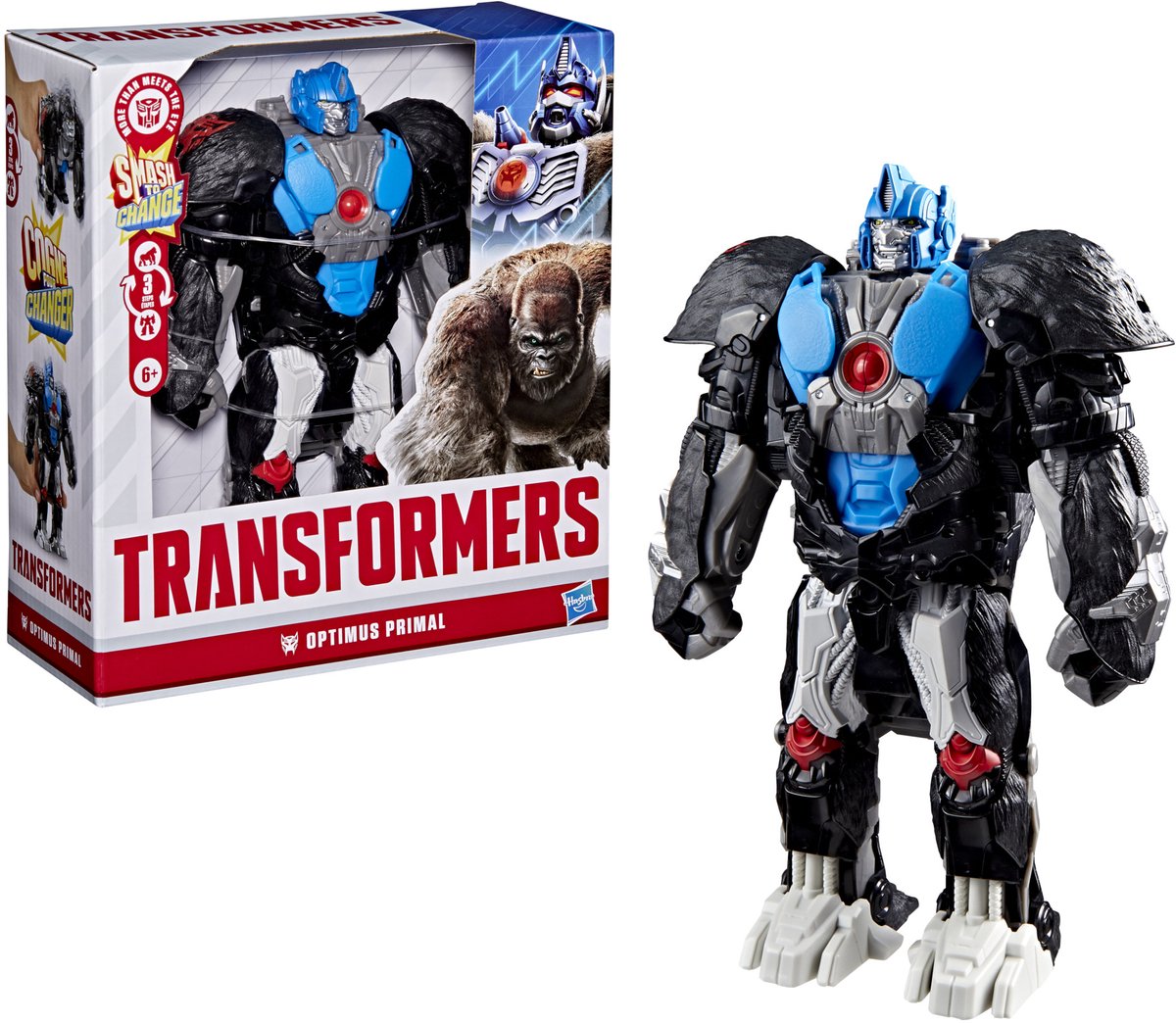 Transformers smash changeurs optimus primal - figurine articulée
