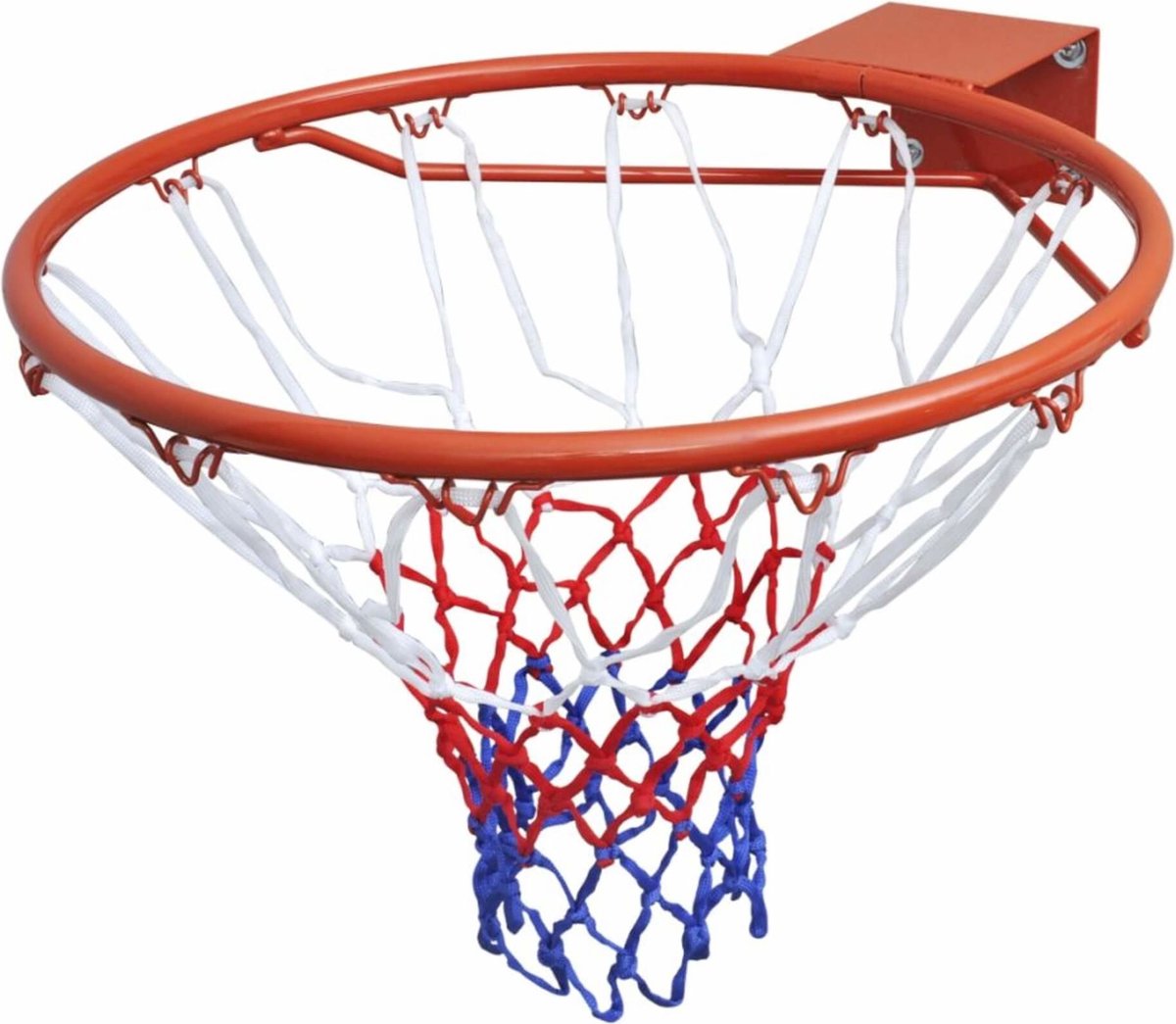 Anneau de basket Dunlop - métal - avec filet et matériel de montage - ø anneau env. 45 cm