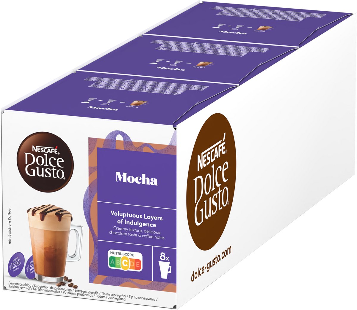 Nescafé dolce gusto capsules moka - 48 tasses à café pour 24 tasses de café