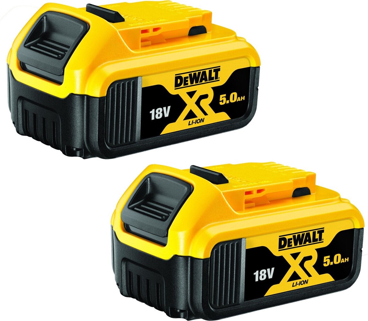 Dewalt dcb184p2 2x batterie 5,0ah 18v xr