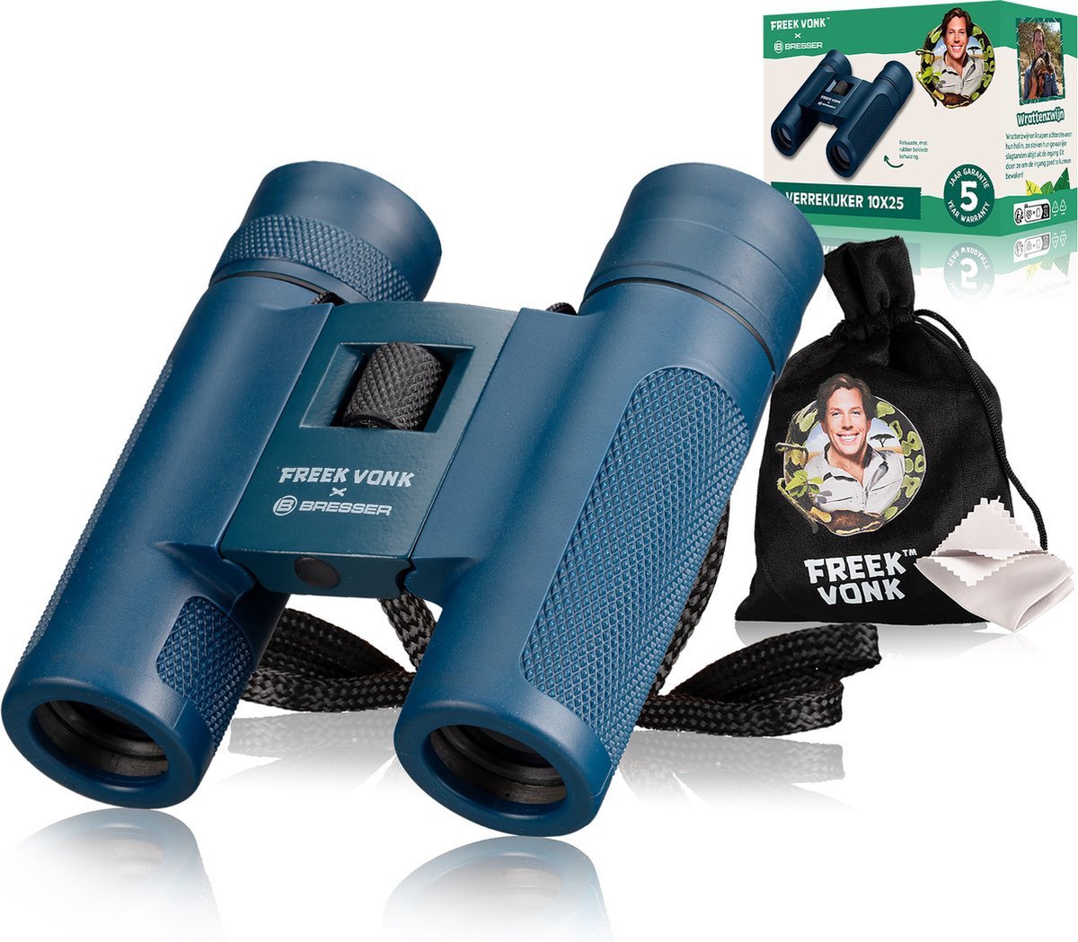 Freek Spark x Bresser - jumelles pour enfants - 10x25 - légères et compactes