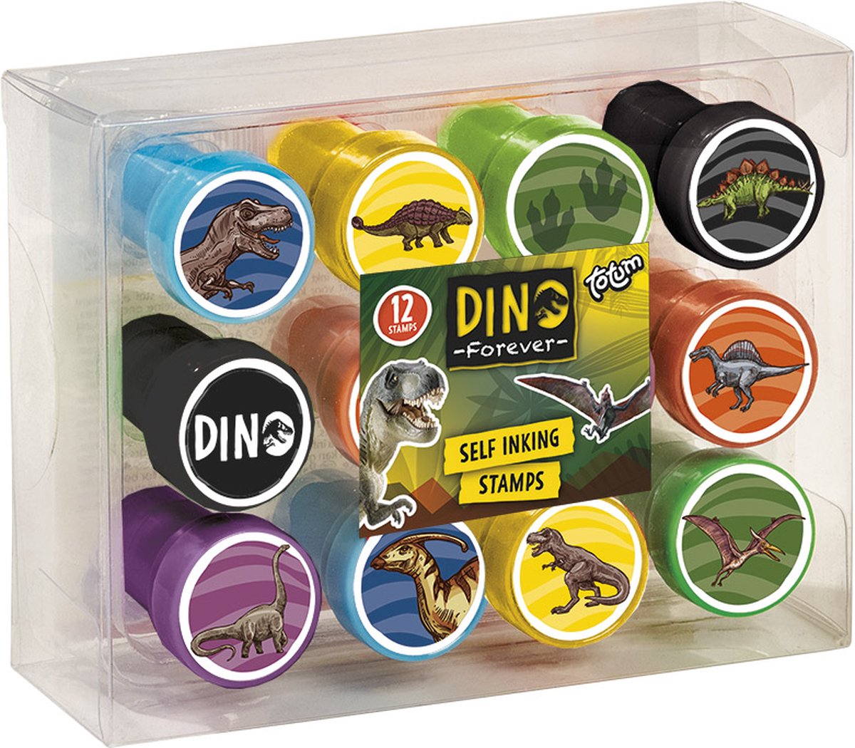Tottum dino pour toujours - jeu de timbres