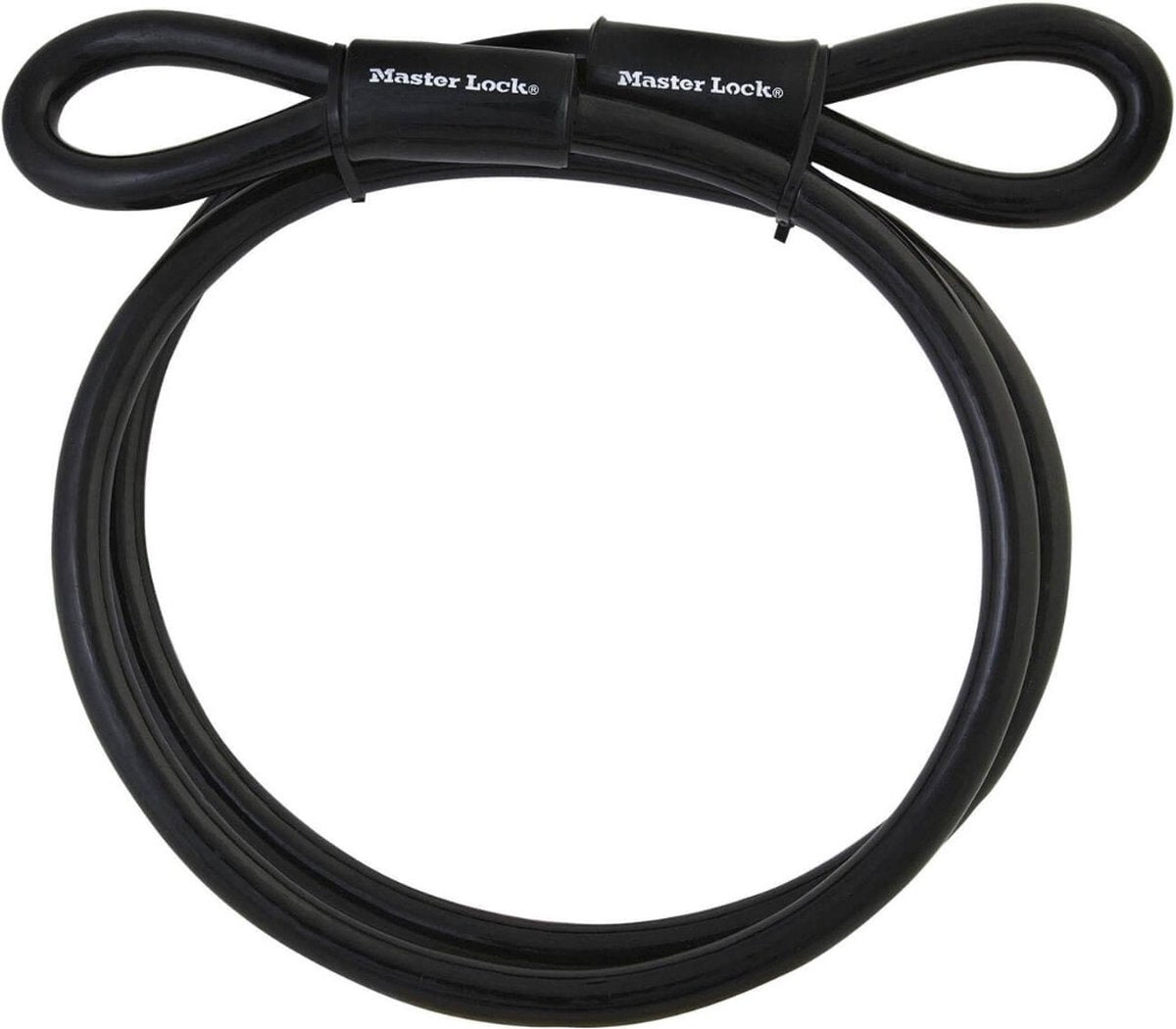 Câble acier Masterlock avec boucles 3m x ø10mm vinyle noir