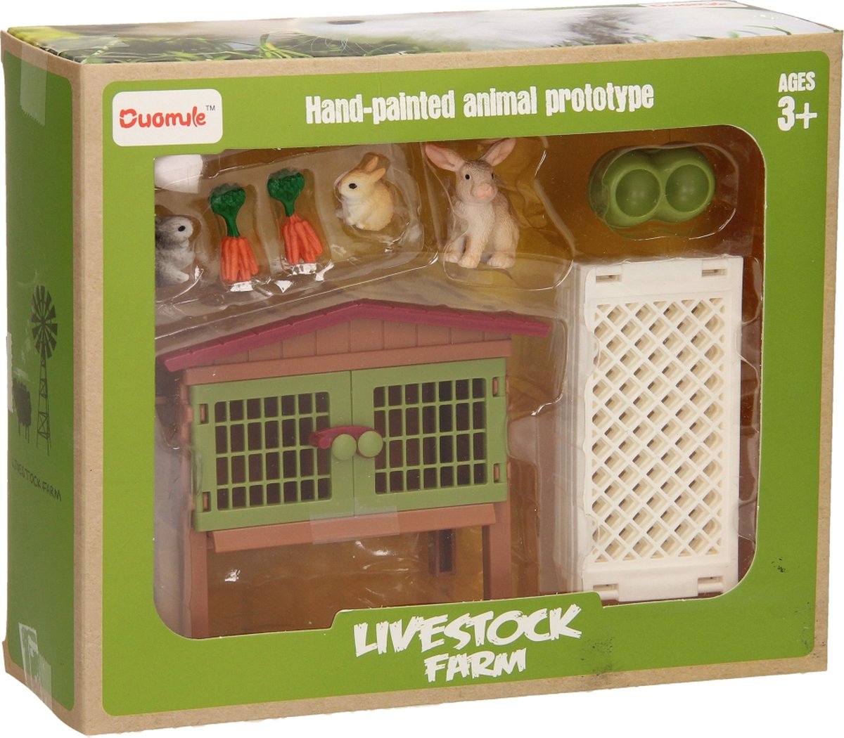 Jouets Lobbes, par exemple ensemble de jeu clapier à lapin