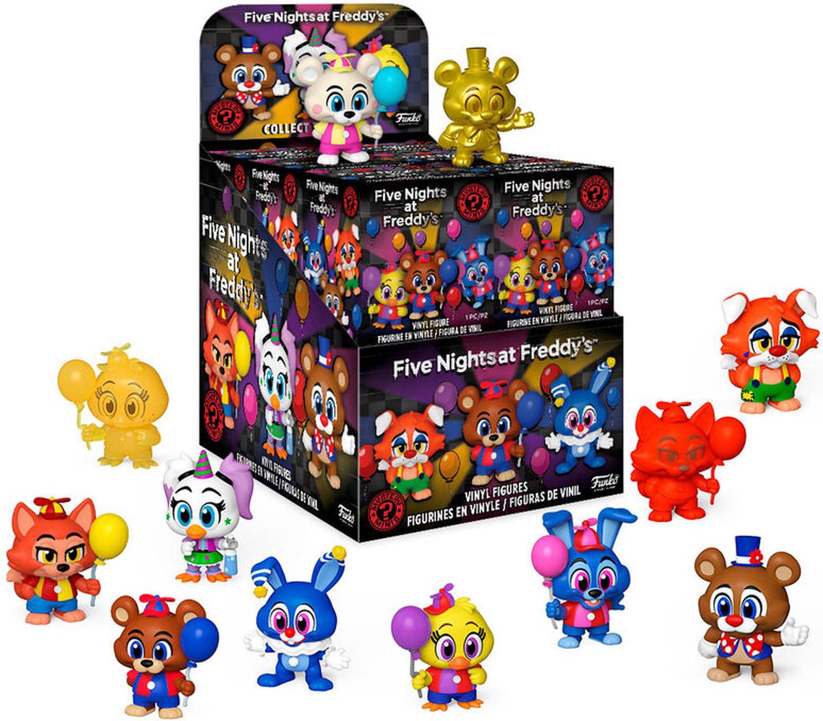 Funko Mystery Minis : cinq nuits au ballon du cirque de Freddy