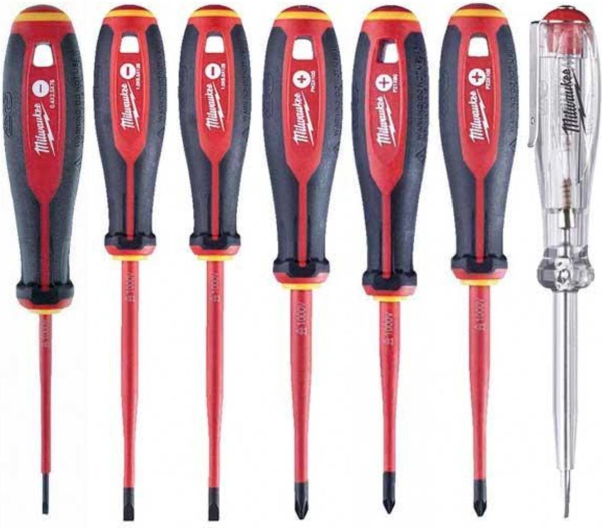 Jeu de tournevis vde tri-lobe Milwaukee pz - 7 pièces - 4932478738