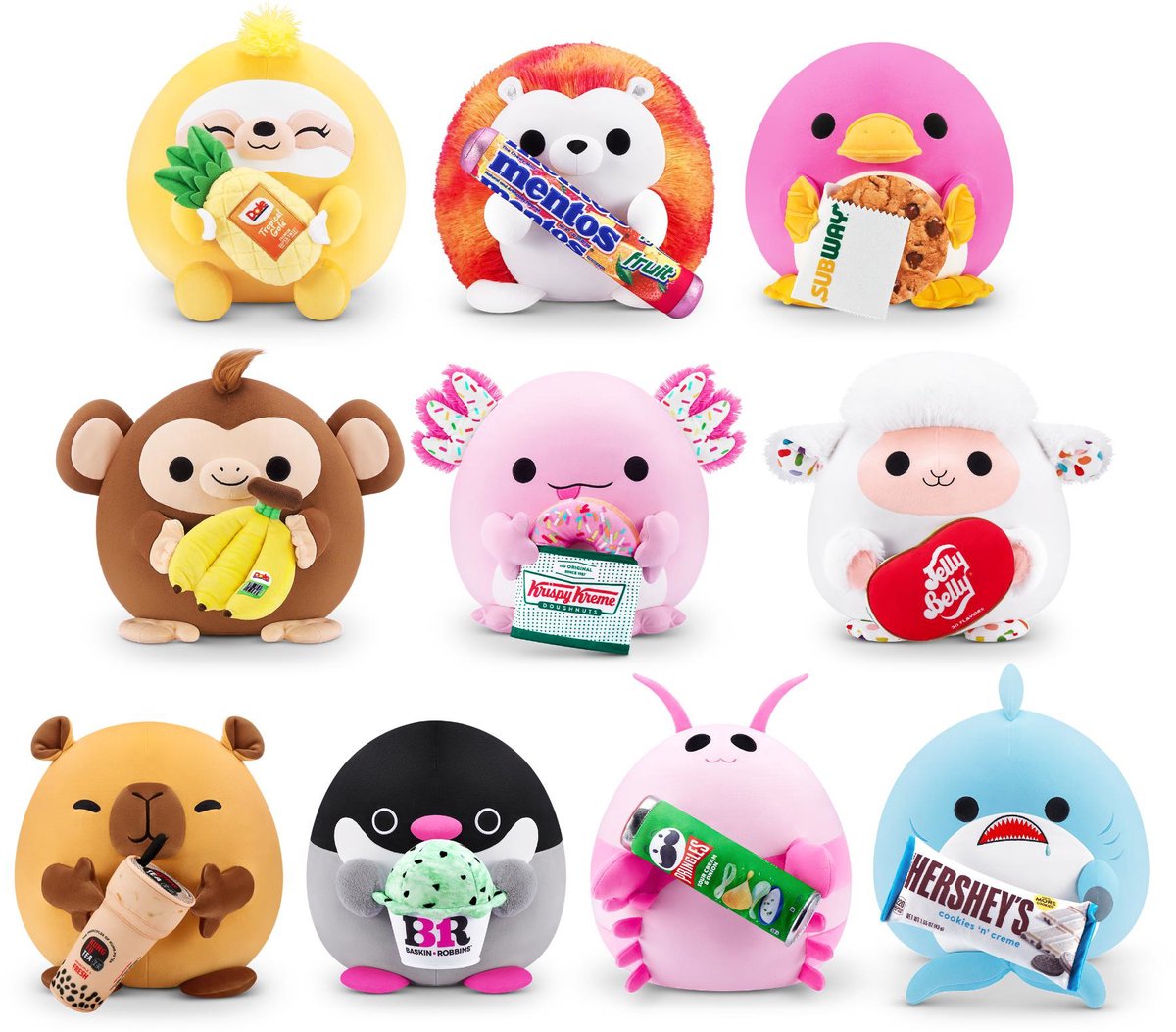 Snackles moyen 21 cm assortis | 5 pièces