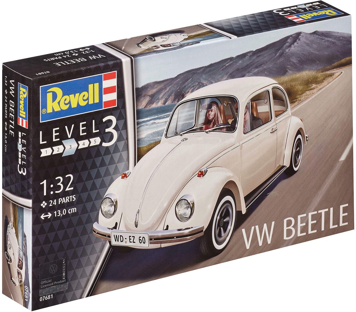 Revell modèle kit voiture - 07681 volkswagen vw coccinelle plastique - 1:32 - modélisme