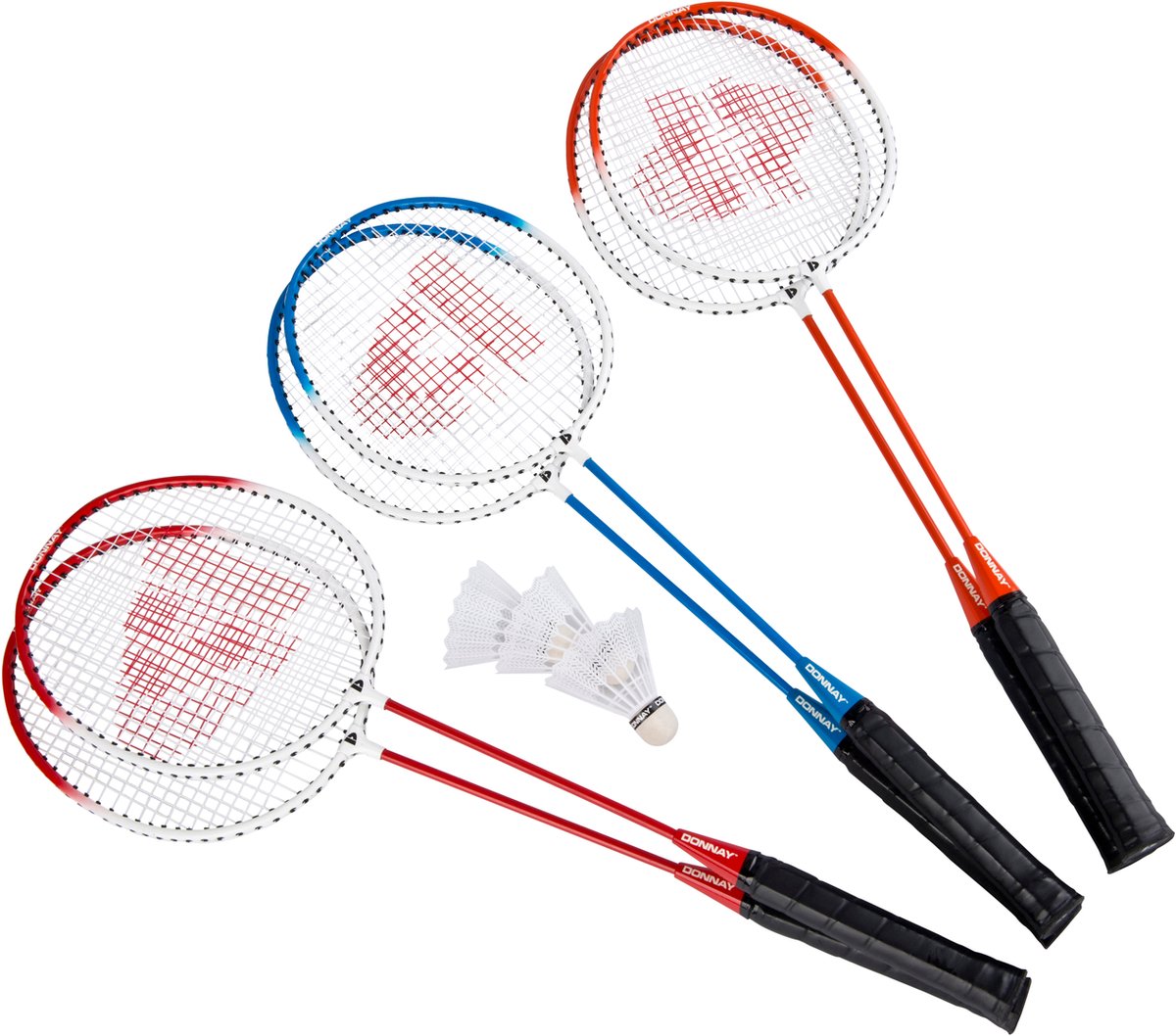 Set de badminton Basic Donnay 5 pièces assortis