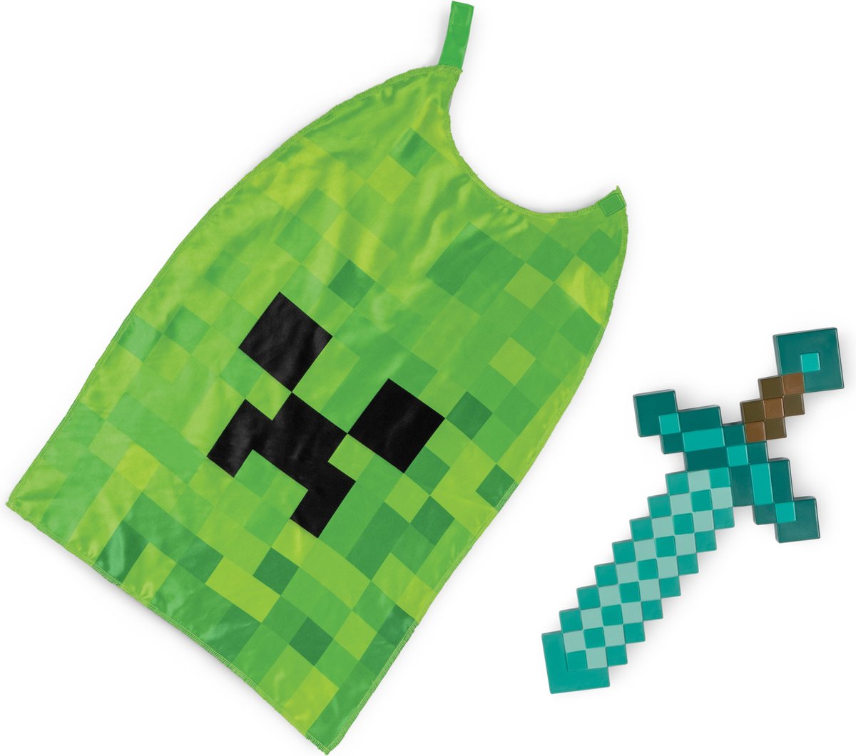 Ensemble épée et cape Minecraft complet
