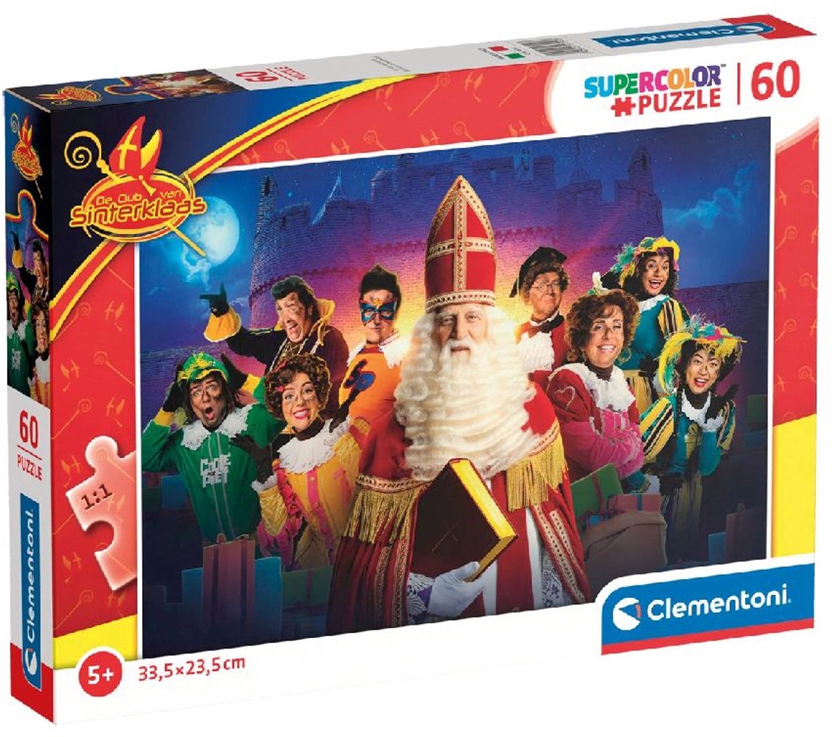 Clementoni puzzle super couleur - club de Sinterklaas, 60 pcs.