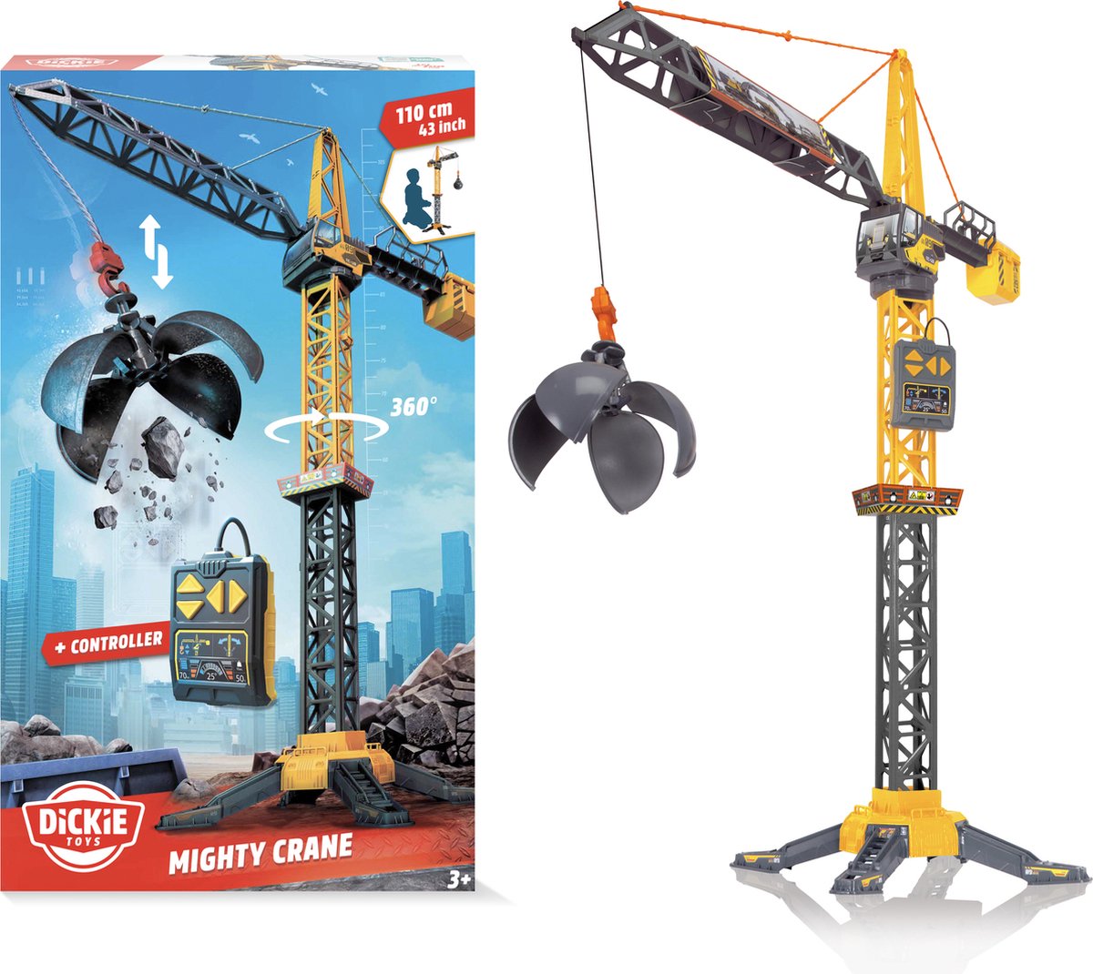 Dickie Toys grue à piles 110 cm
