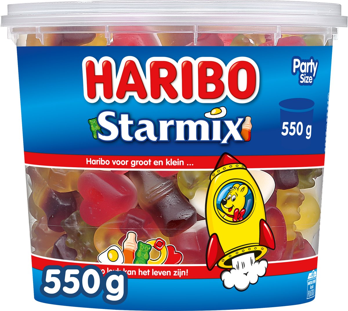 Haribo starmix - mélange de bonbons saveurs de fruits - 550g