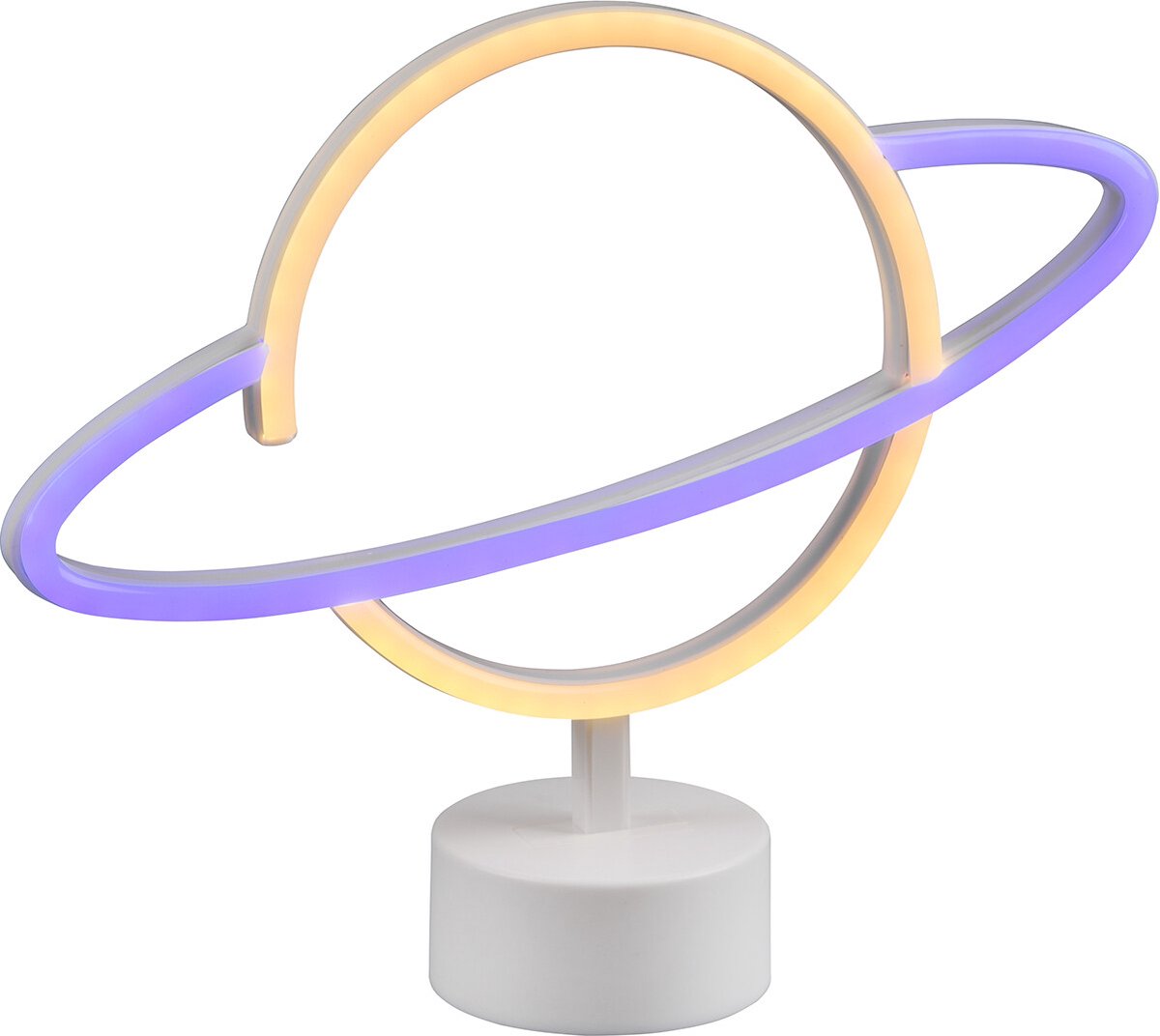 Rl vis ta planète de réalité lumineuse - lampe de table - blanc - incl. 1x SMD 1,6 W - Connexion USB - ne convient pas pour variateur externe - convient pour alimentation par batterie