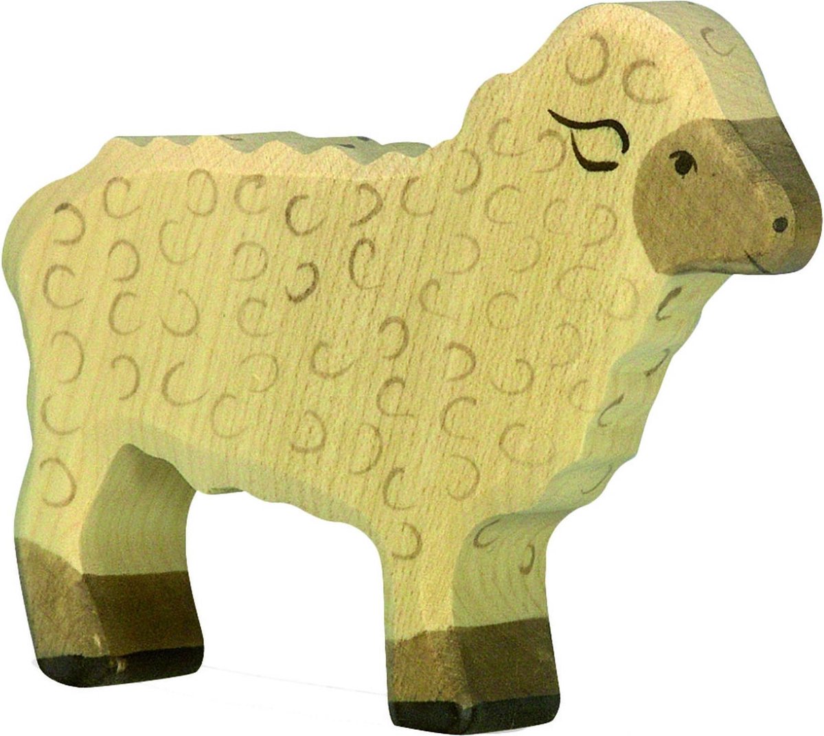 Mouton Holztiger, debout. 11 cm.