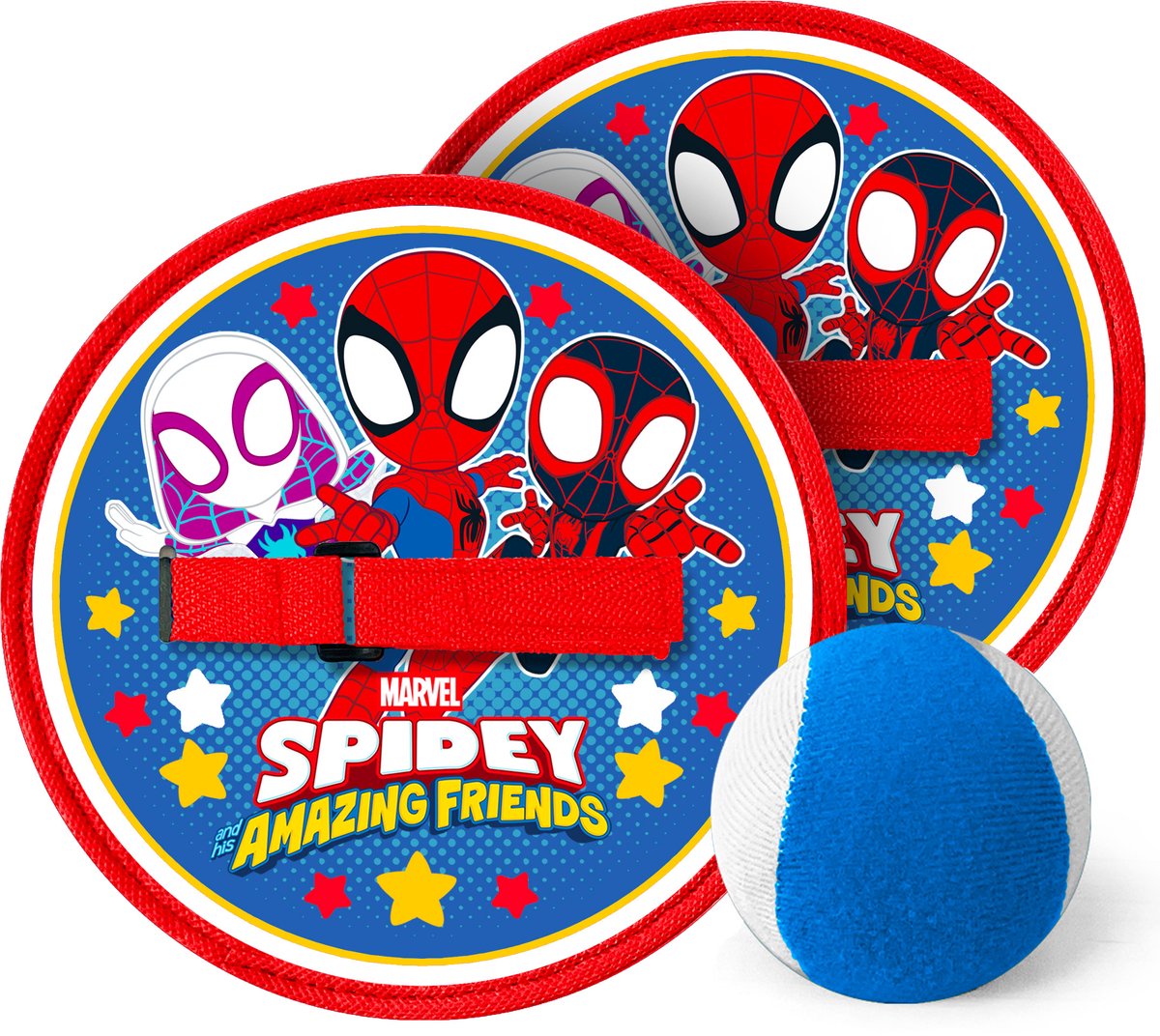 Jeu de capture de timbres avec une balle molle spidey