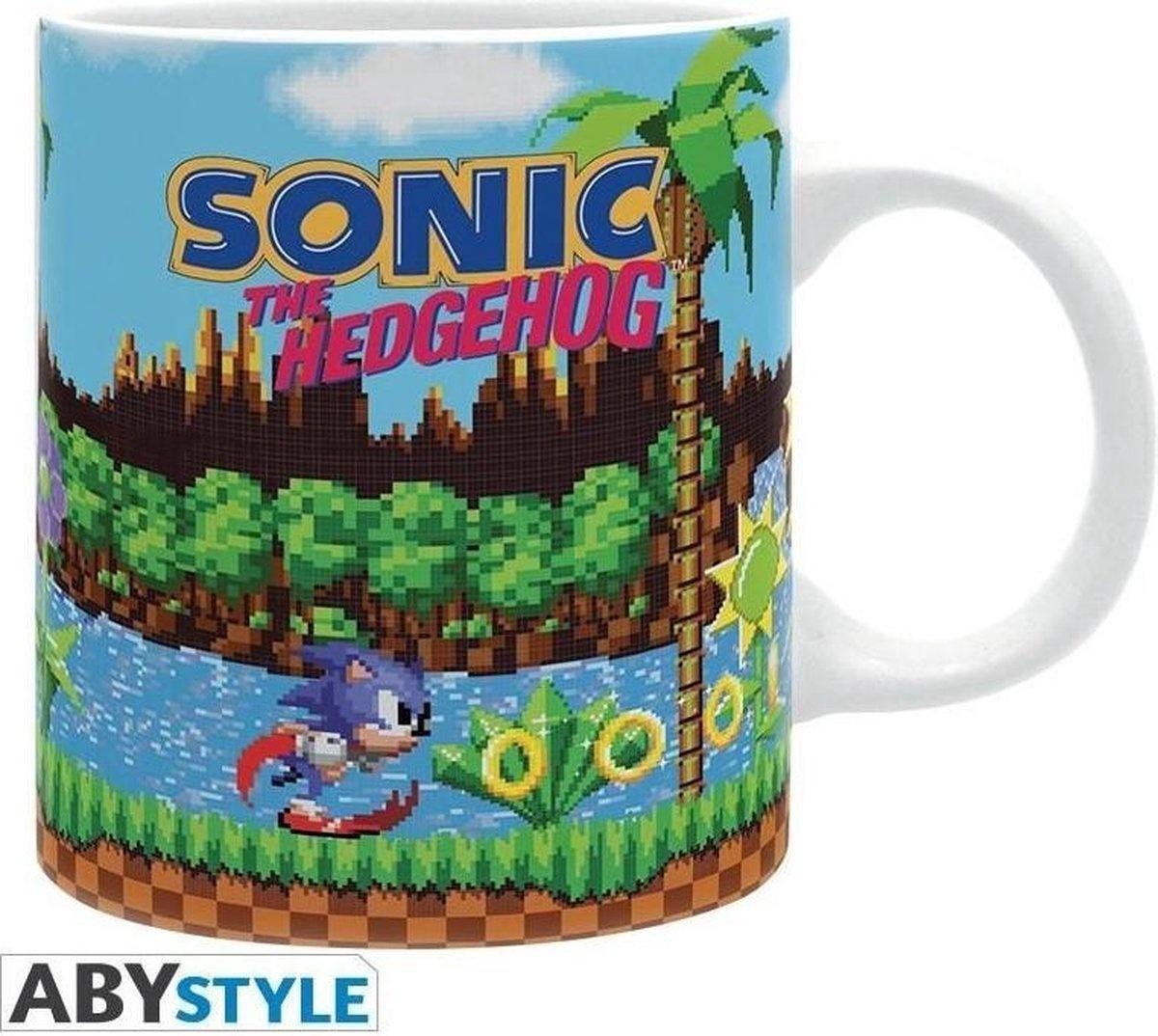 Abystyle sonic - mug - 320 ml - rétro -