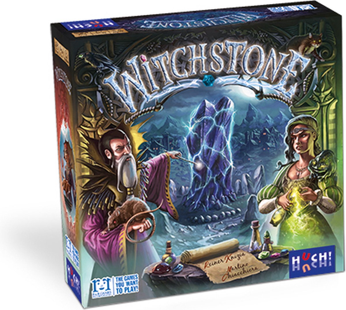 Geronimo joue à ce jeu ! witchstone, jeu de société, stratégie, 12 ans, 60 min