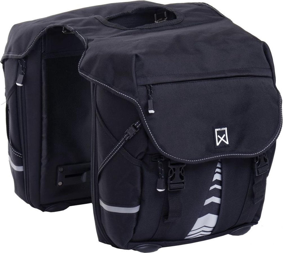 Sac à bagages Willex 1200 - sac de vélo double - 28 litres - noir