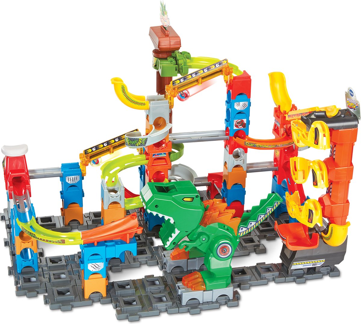 Vtech Marble Rush Dino Adventures Ensemble magnétique XL400e Piste de marbre