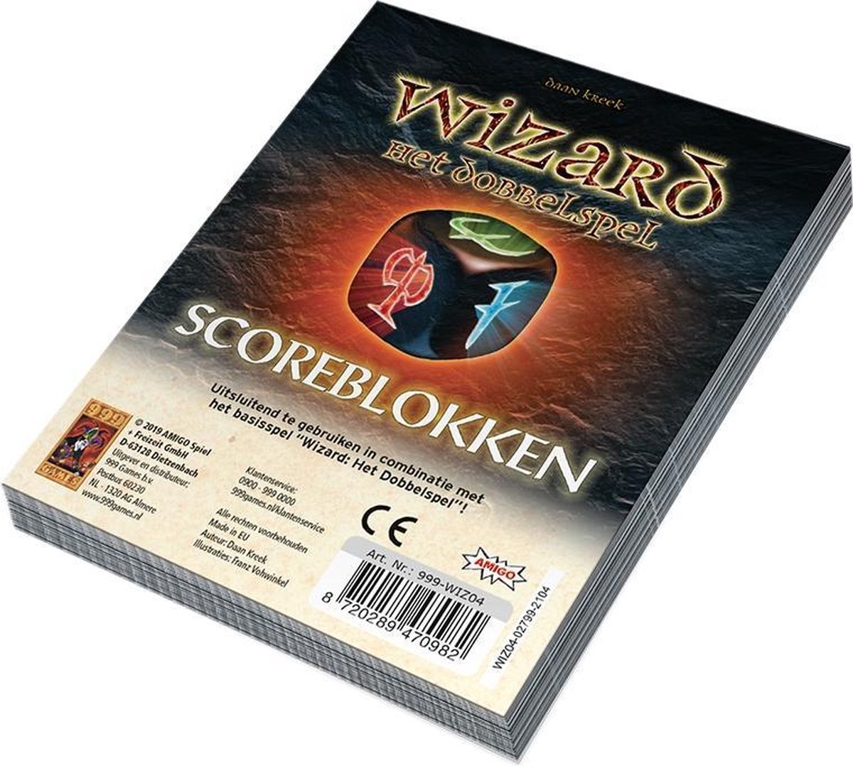 999games 999 Games Score Blocks Wizard Jeu de dés, 3 pcs.
