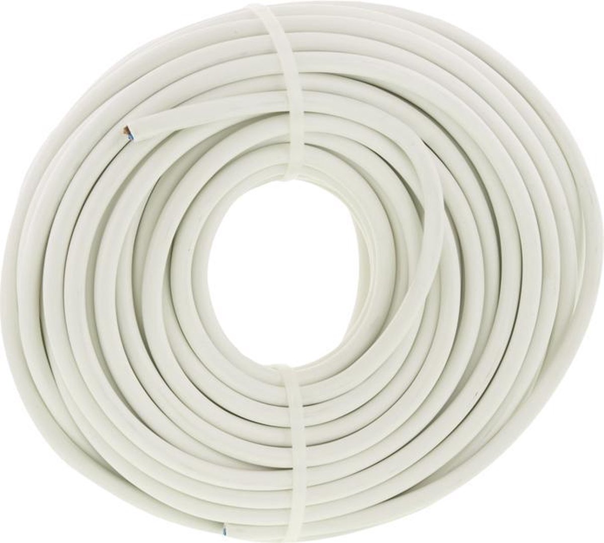 Elro câble domestique vmvl 2 x 1,0 blanc 25 m