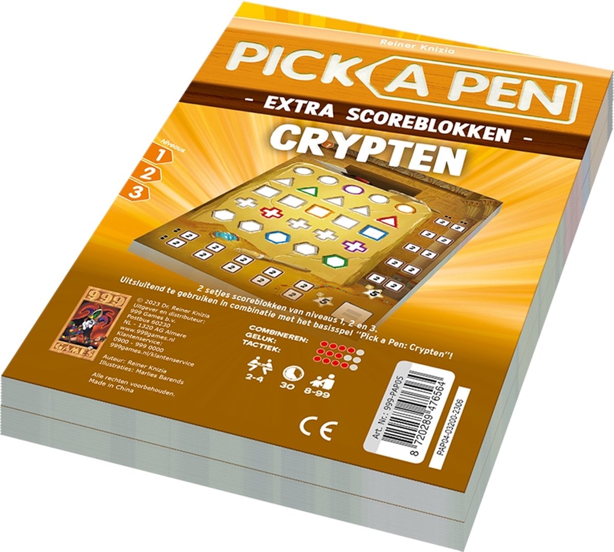999games 999 jeux Pick a Pen Cryptes, 2 pcs.