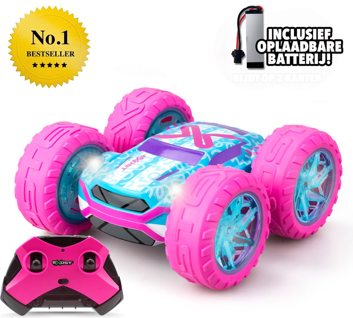 Spectron exost rc 360 cross flash voiture contrôlée rose amazon