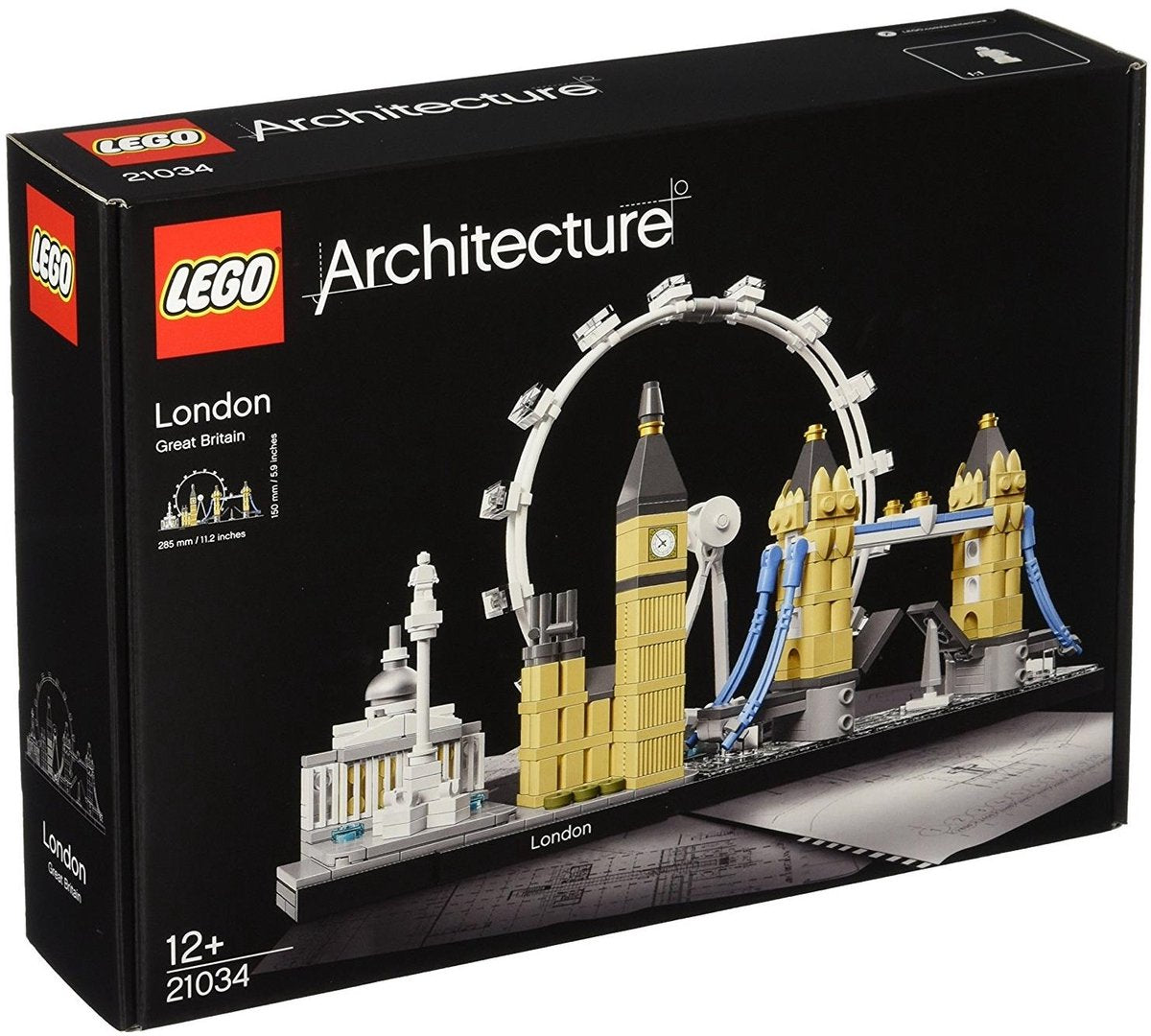 Kit de décoration et de construction Lego Architecture London Skyline Collection pour adultes 21034