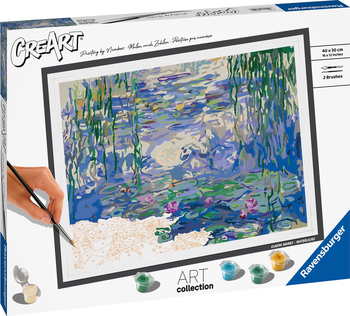 Ravensburger Creart peinture au numéro - WaterLilies Monet