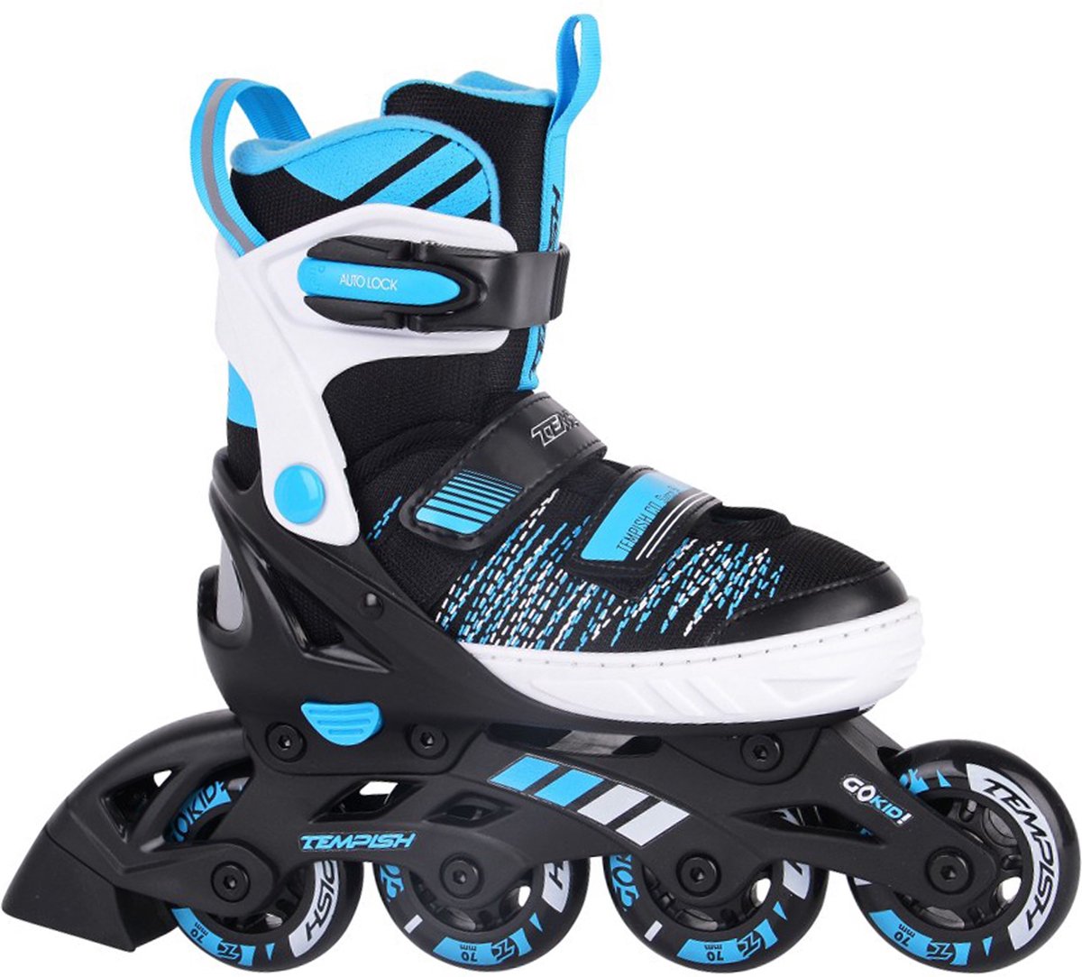 Patins à roues alignées pour enfants Tempish Gokid réglables - patins à roues alignées - patins de croissance - taille 37-40