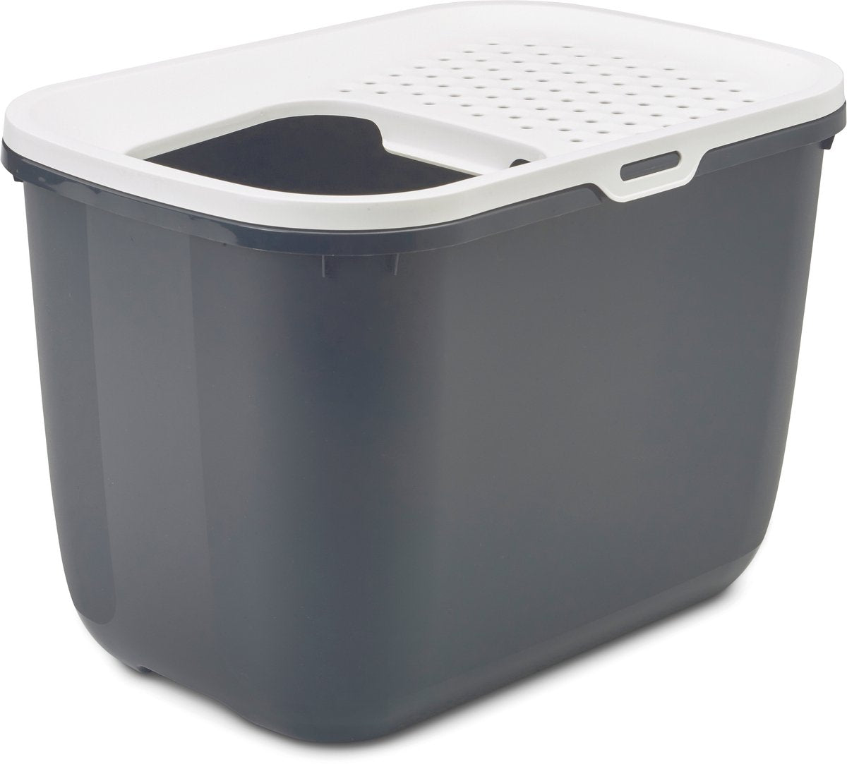 Savic Kattenbak Hop en blanc anthracite