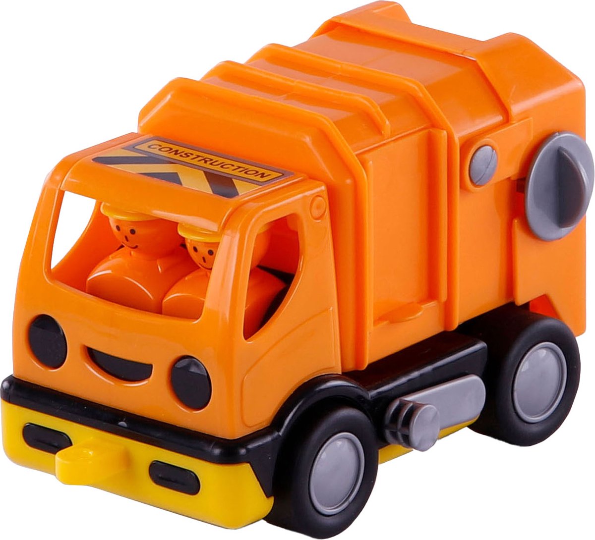Cavallino mon premier camion à ordures Oranje, 19cm