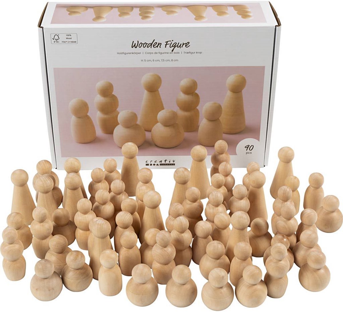 Entreprise créative https: www.ccobby.nl figurine-en-bois-h-5-8-cm-90-div-1-box
