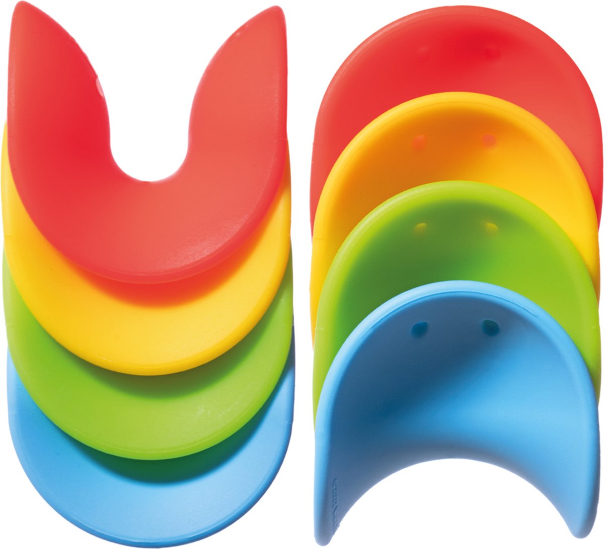 Moluk ulu set 4 pièces couleurs tropicales diam.5,4cm, en boîte, 0+