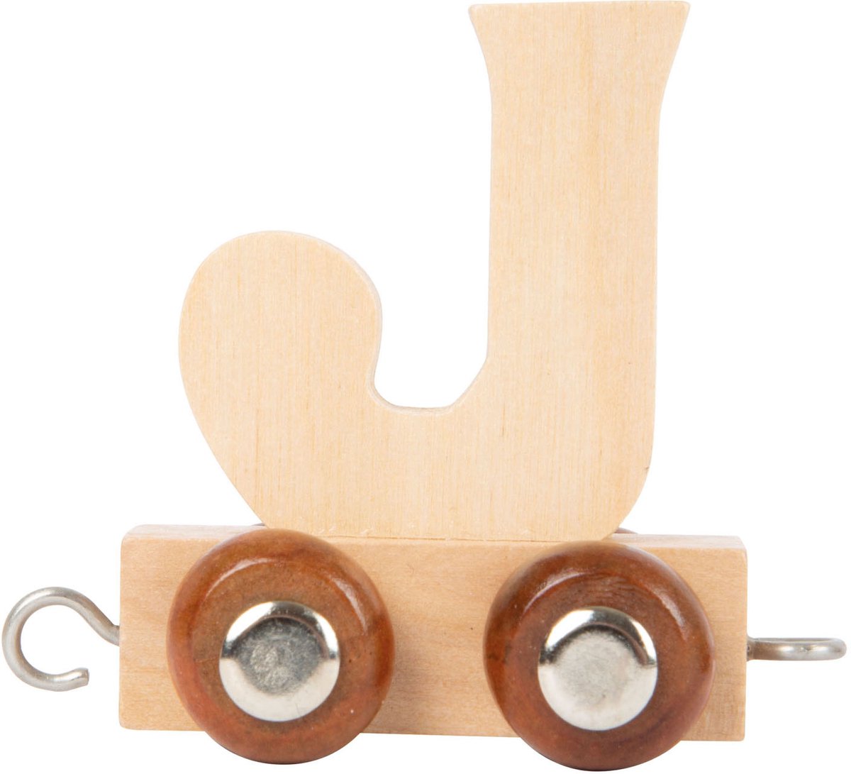 Small foot - train de lettres en bois - j - 12 pièces