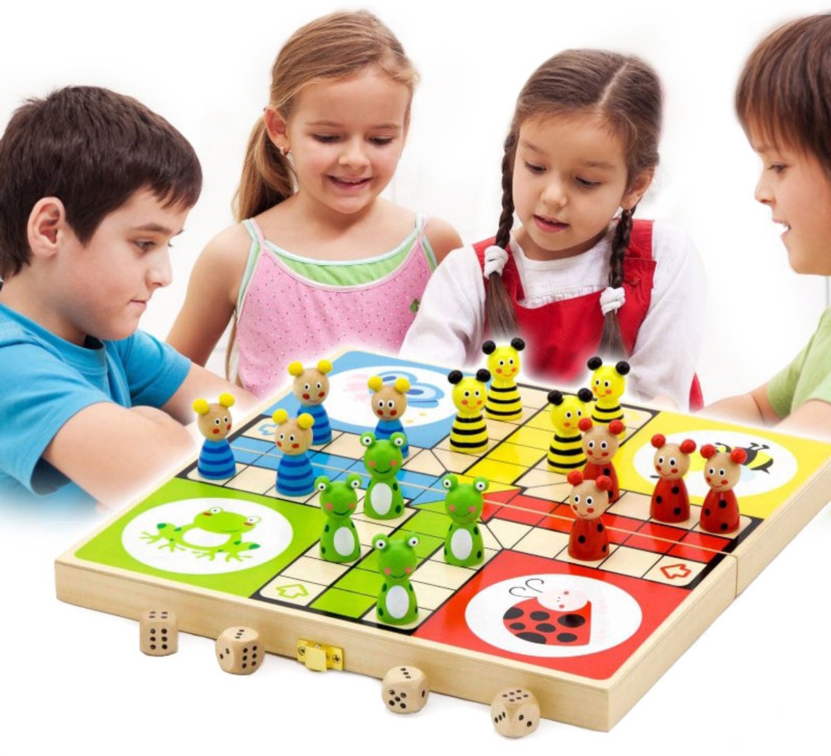 Jeu de société animalier Viga ludo, 1 set