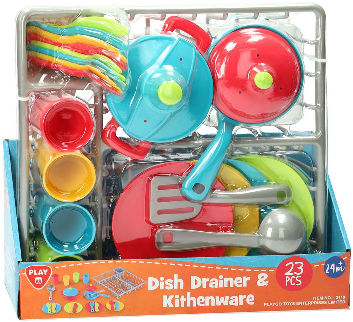 Set de vaisselle Playgo - 23 pièces.