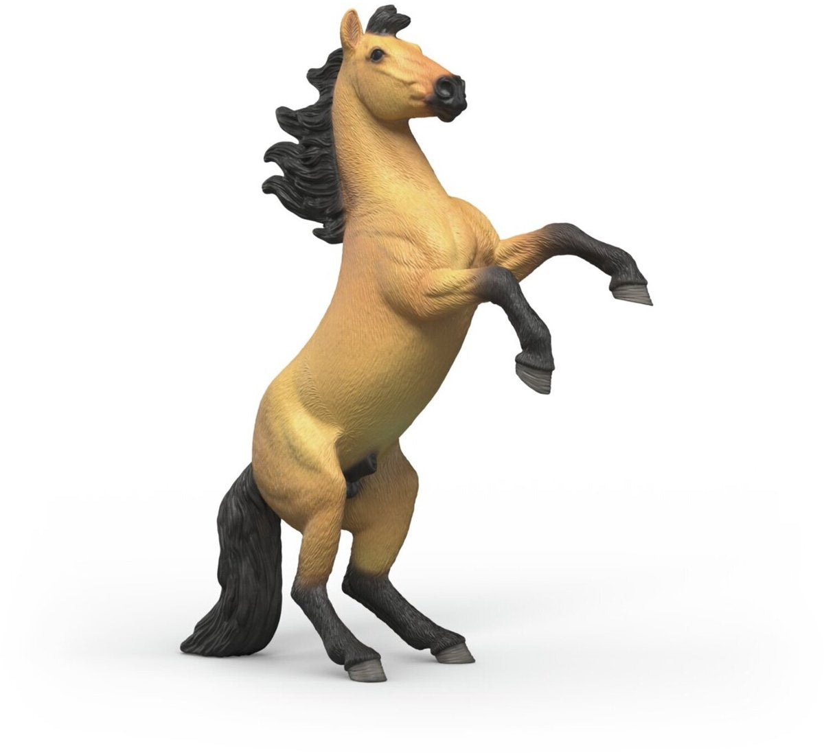 Cheval jouet étalon Mustang Schleich avec des détails réalistes.