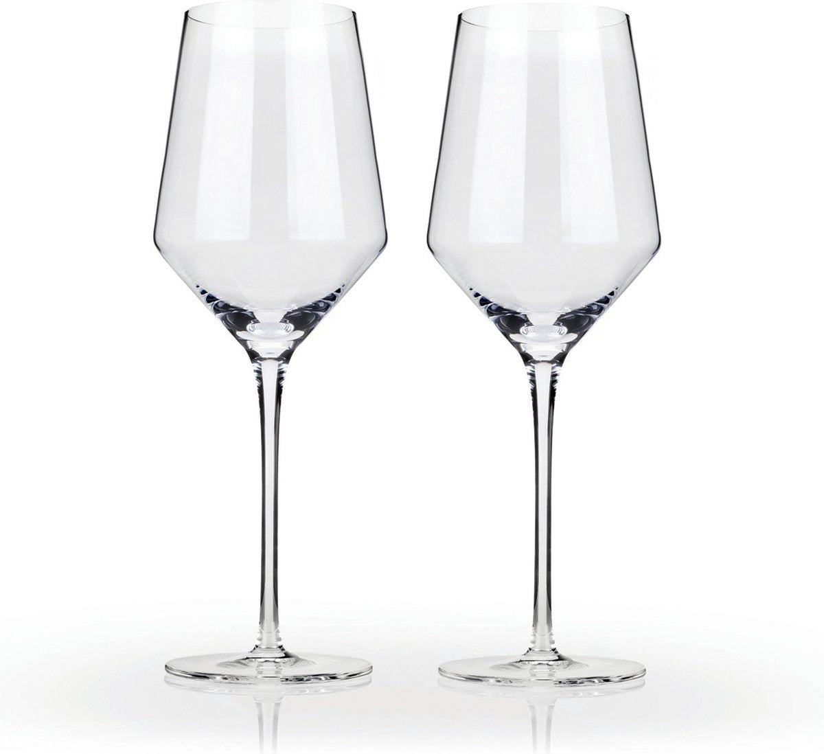Verre à vin coudé Viski - cristal - 384ml - 2 pièces