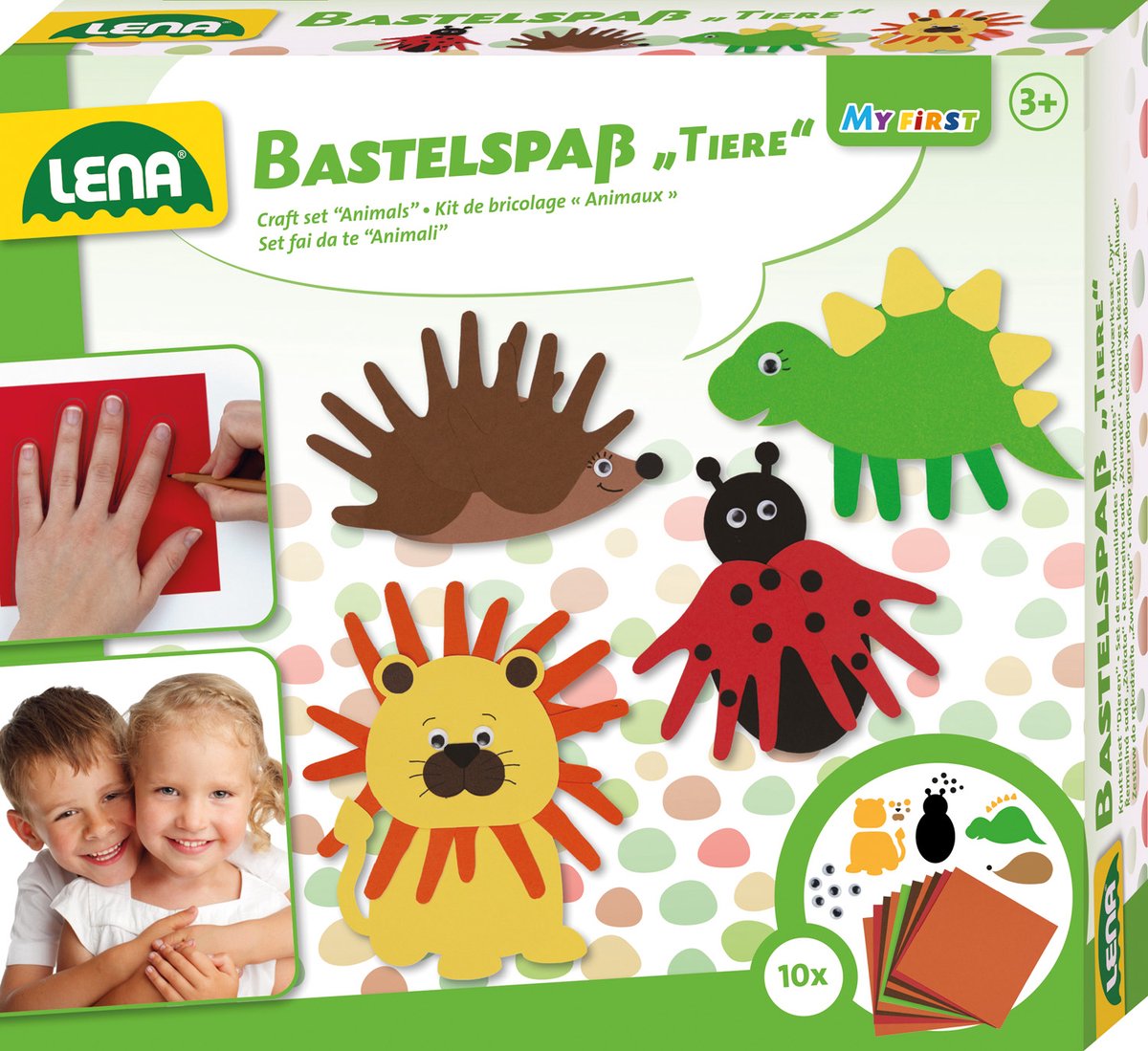 Lena craft set animaux - jouets créatifs pour enfants.