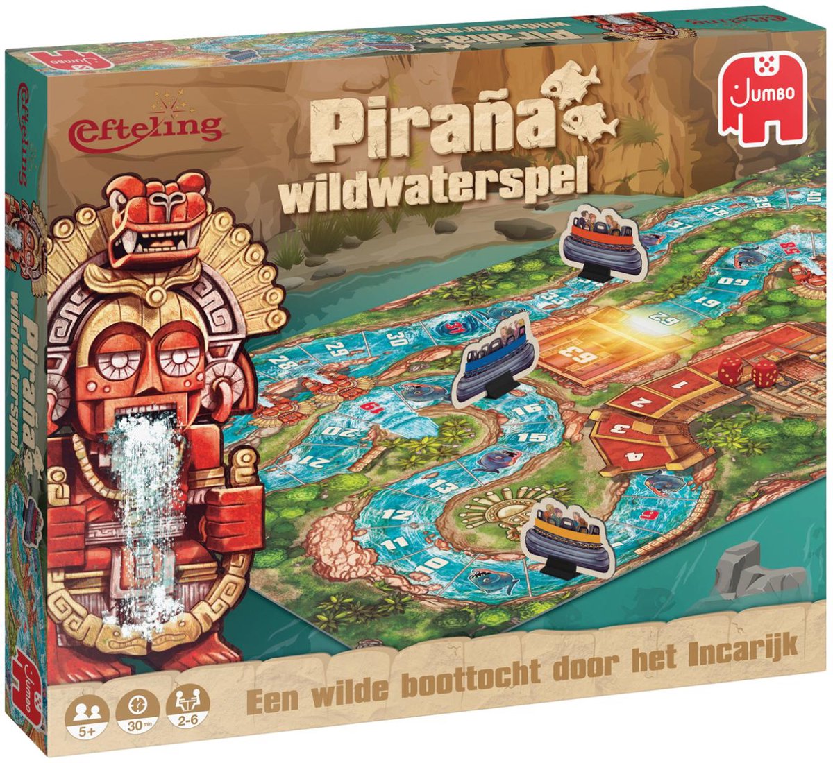 Jeu d'eau vive Jumbo Efteling Piraña
